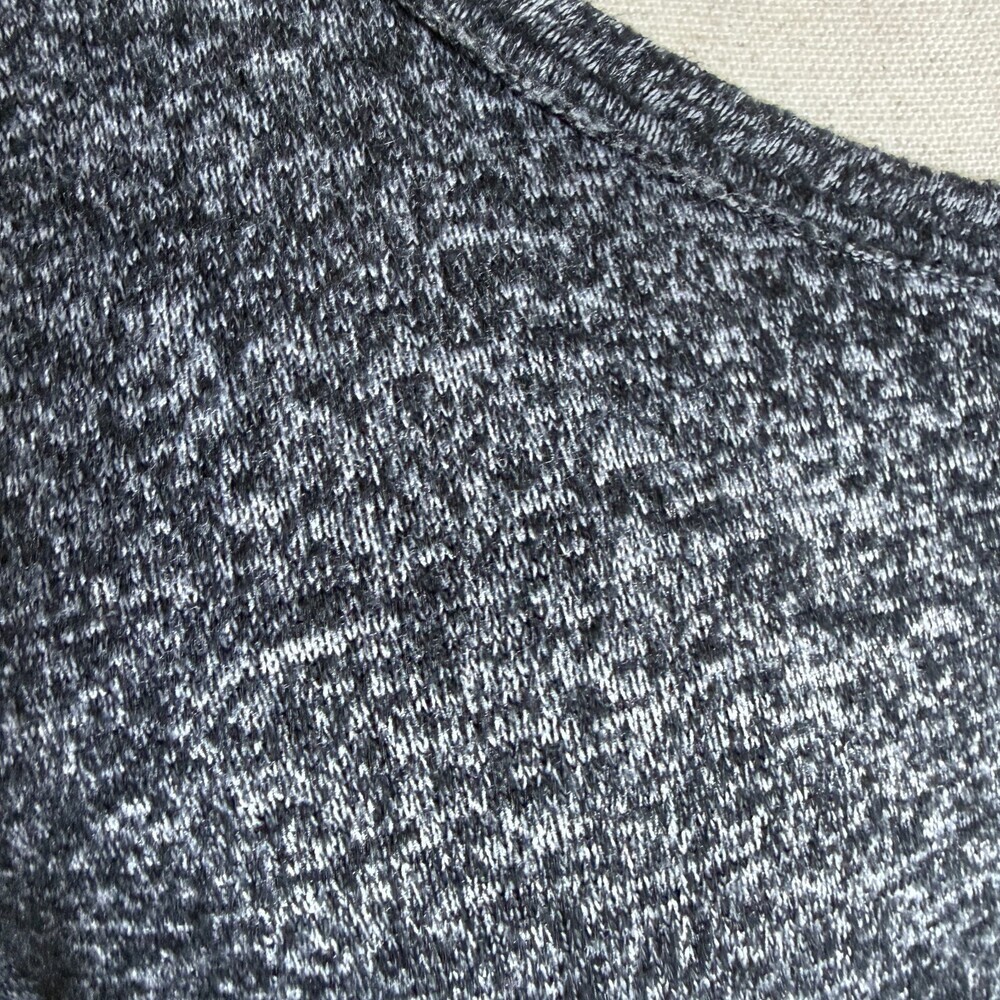 Athleta Luxe Pose Women's Thumb Hole Marled Heathered Tunic, Sz XL, Black & Gray - Picture 11 of 16